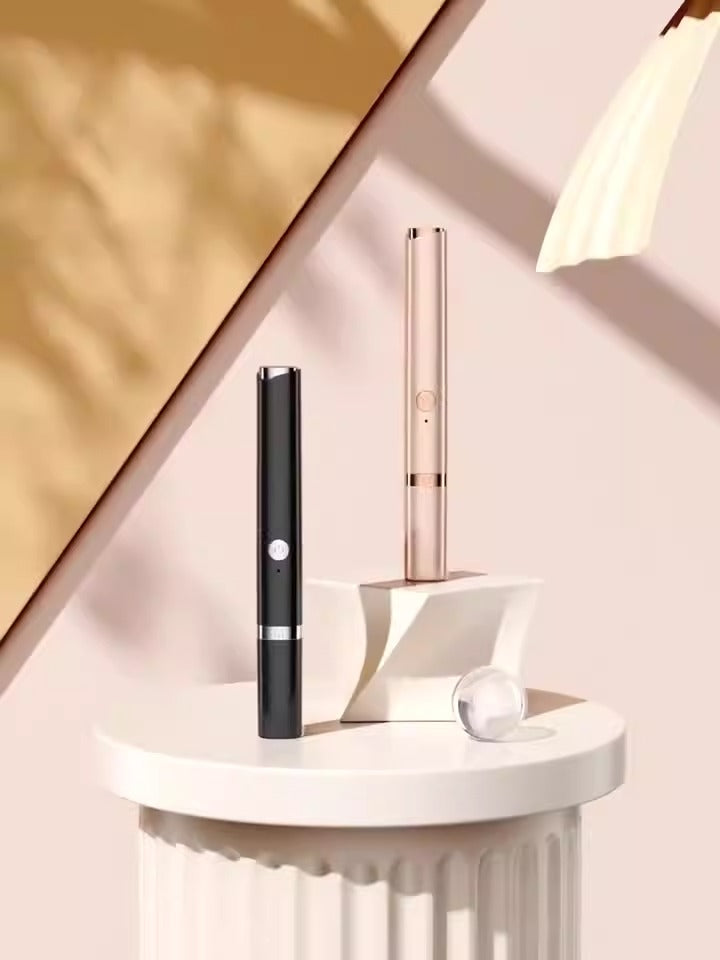 Double head eyebrow trimming, eyelash curling and curling device, 2-in-1 electric eyelash curling and curling device, USB charging Heating eyelashes