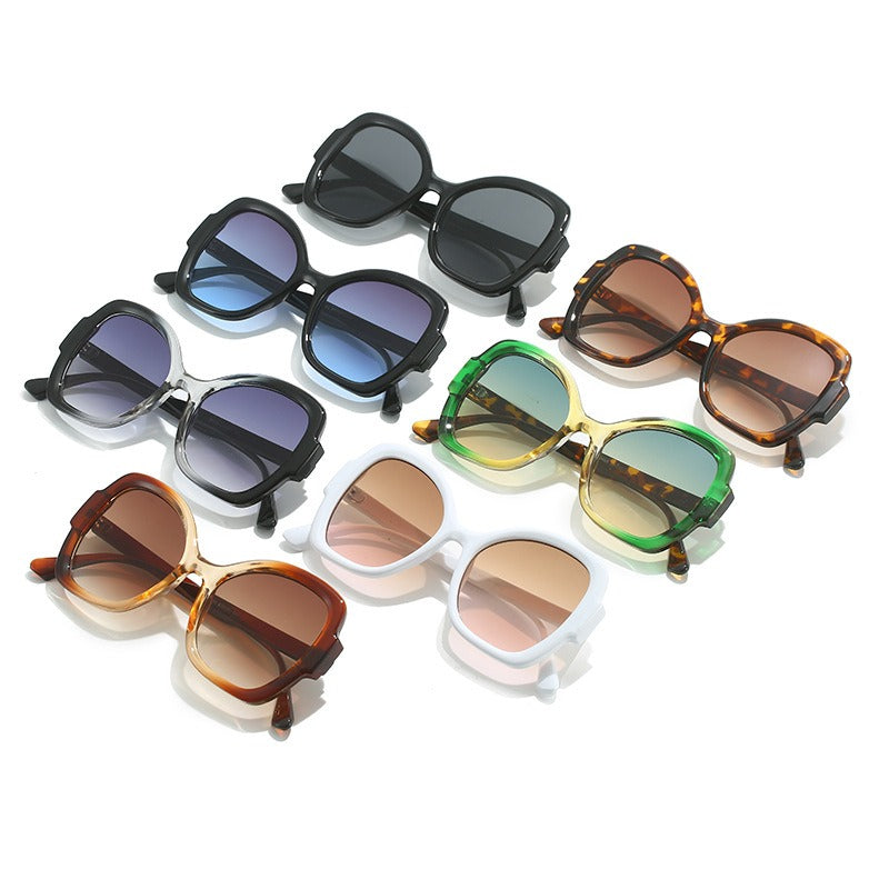 Sunglasses European and American Internet celebrity ins personalized butterfly glasses Milan fashion catwalk sunglasses