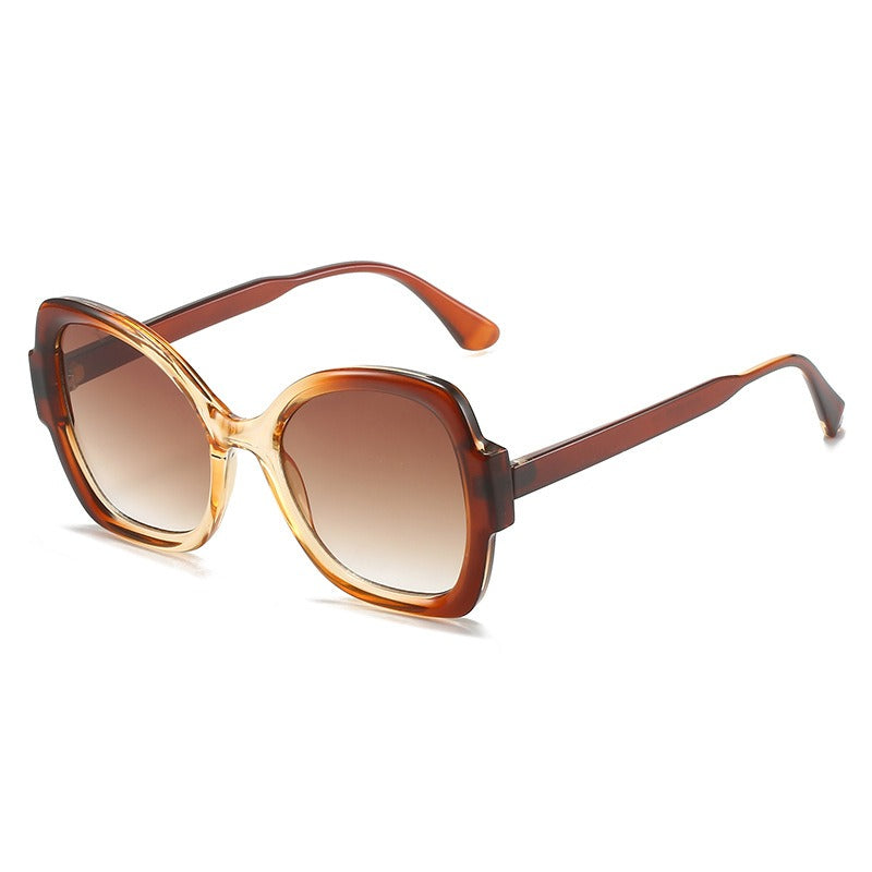 Sunglasses European and American Internet celebrity ins personalized butterfly glasses Milan fashion catwalk sunglasses