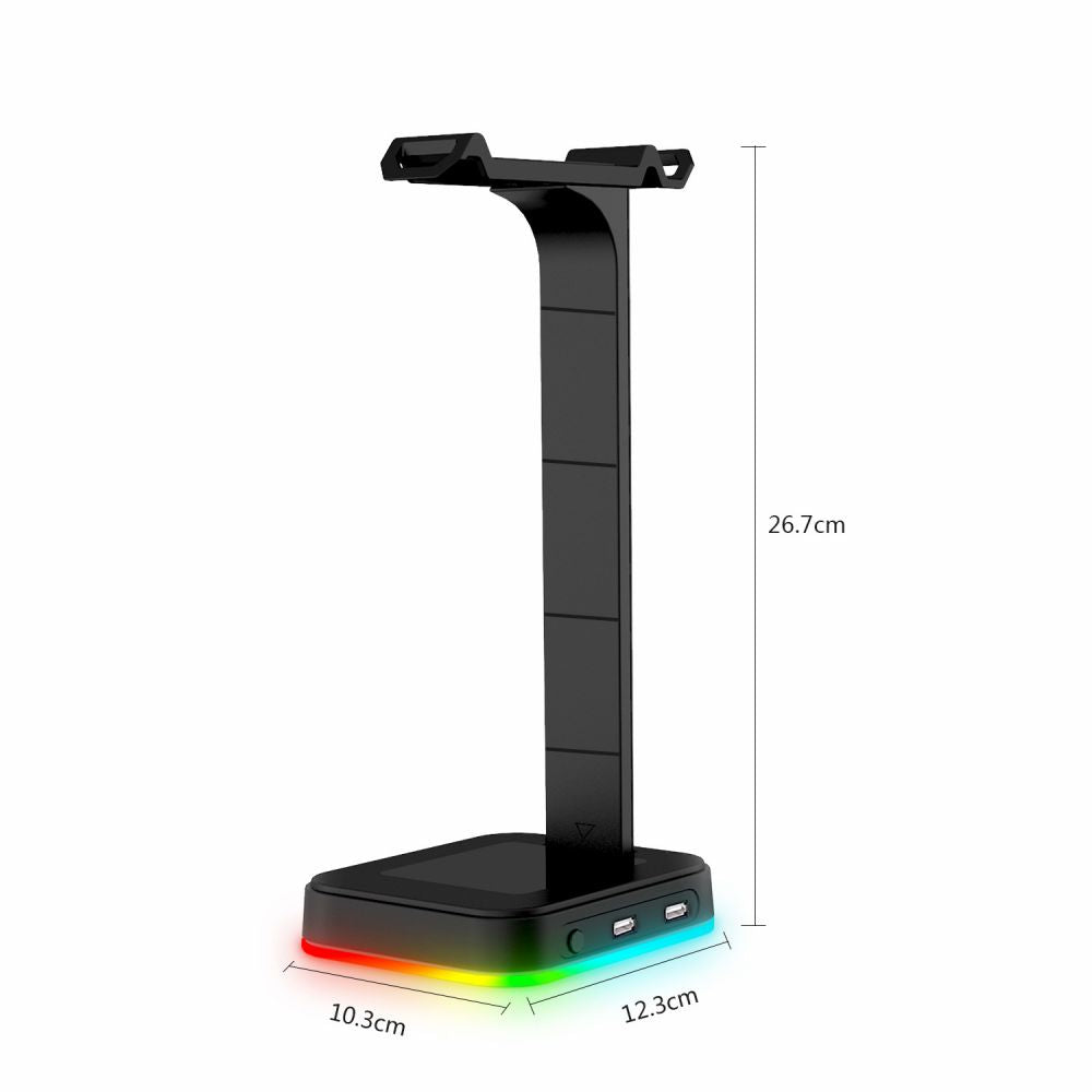 Earphone holder RGB Amazon hot item color changing, luminous, dazzling with lights e-sports RGB headphone holder