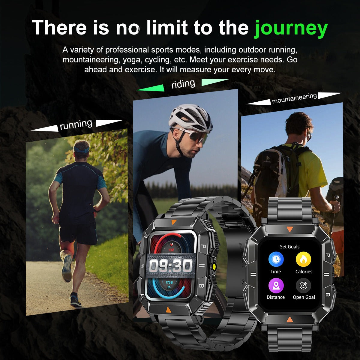 YK03 smartwatch Bluetooth call flashlight sports waterproof heart rate blood oxygen health monitoring