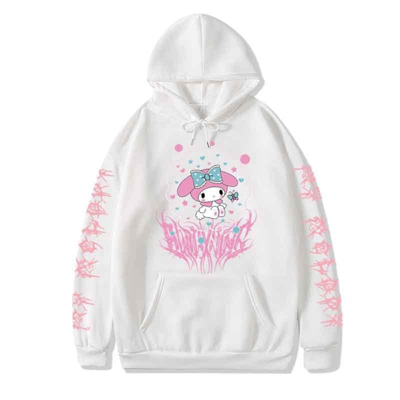 Women's hoodie trendy brand Sanrio Kuromi Melody cute cartoon girl cross-border hoodie hoodie hoodie woman
