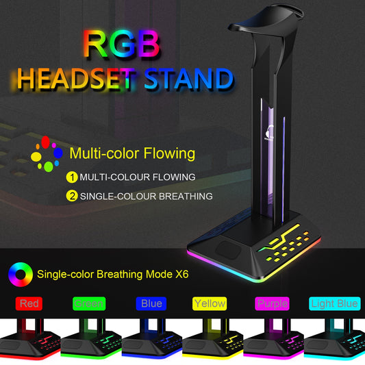 Earphone holder RGB, Amazon's best-selling color changing and glowing esports RGB headphone holder
