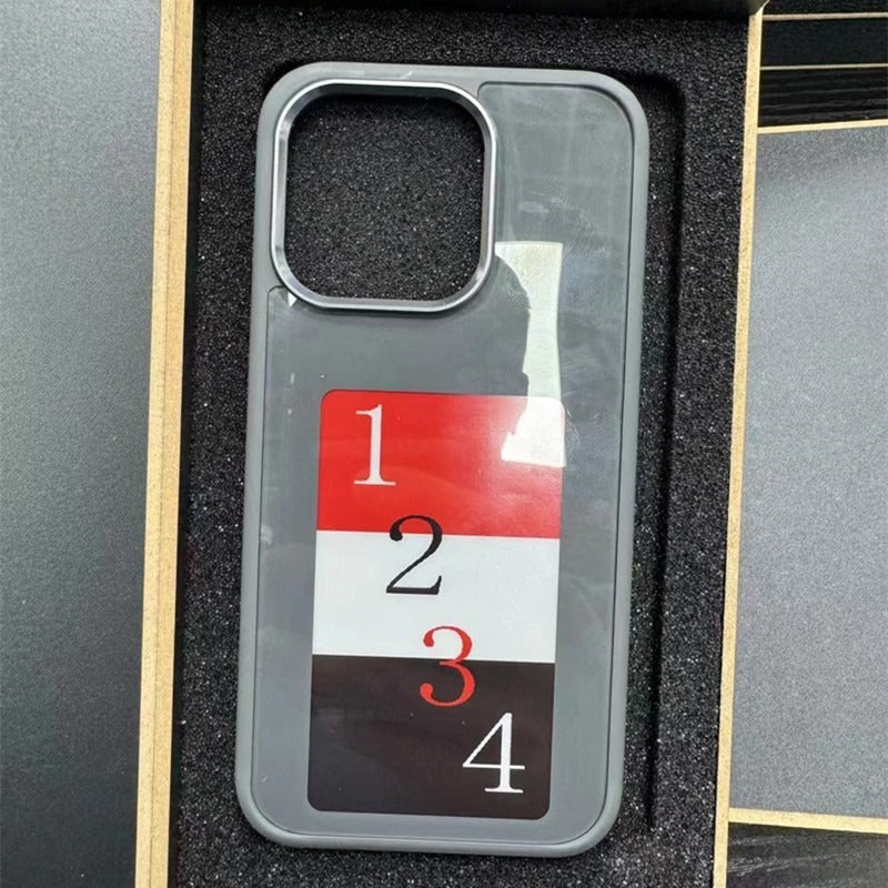 DIY Ink Screen Phone Case Suitable for Apple 14promax Infinite Projection 14pro/14nfc Projection Anti Drop Cover